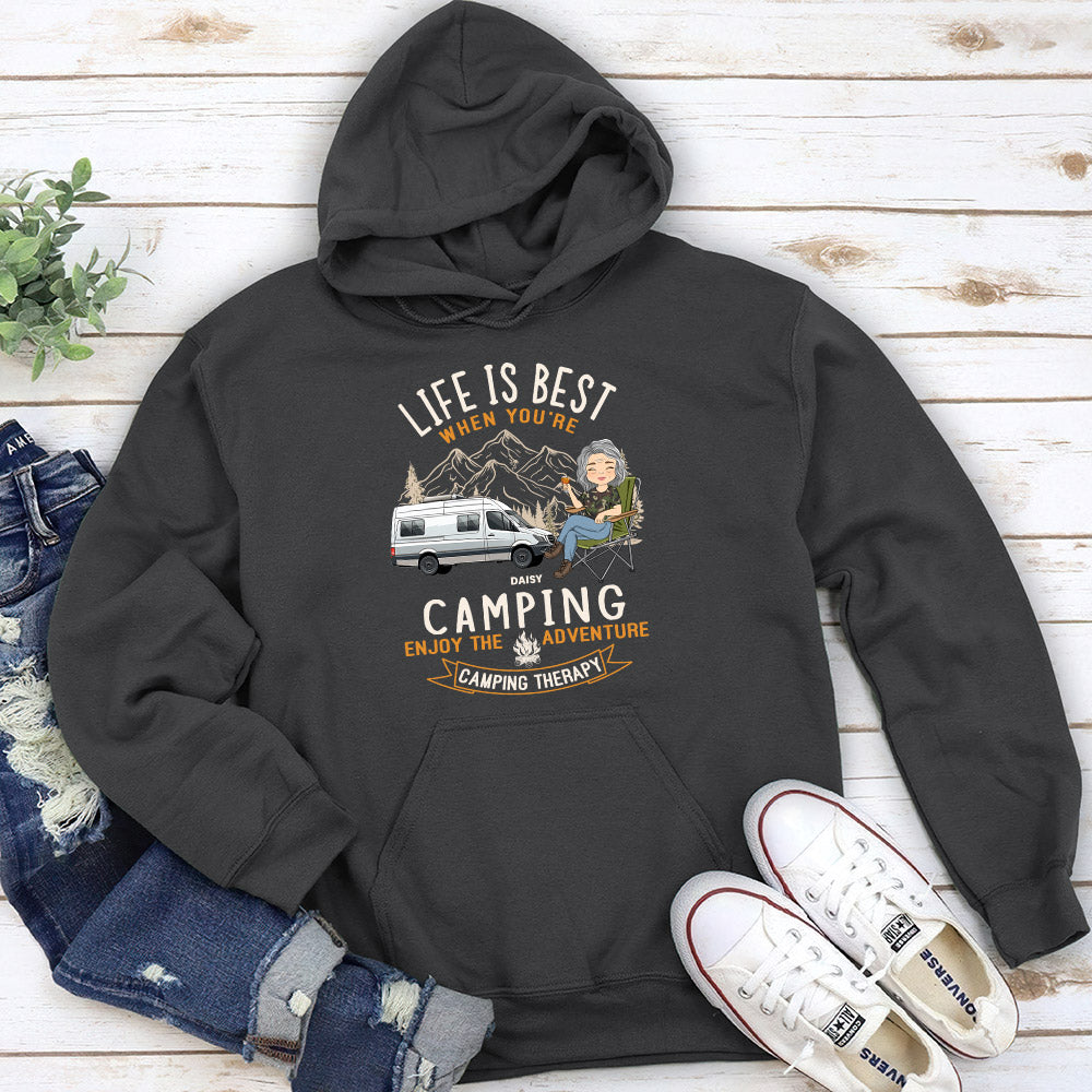 Camping Is Best - Personalized Custom Hoodie