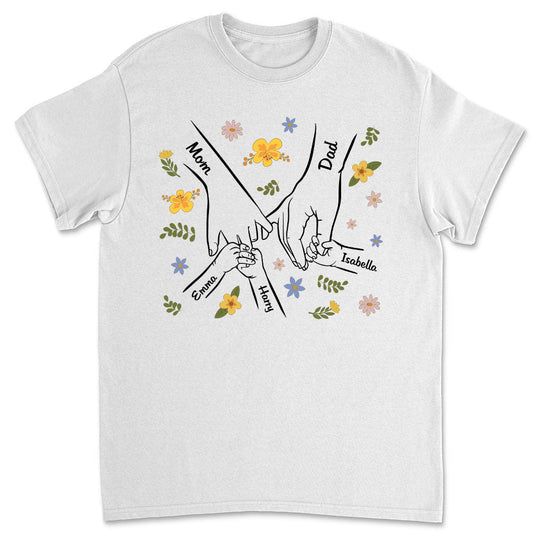 A Family Is A Round Of Love - Personalized Custom Shirt