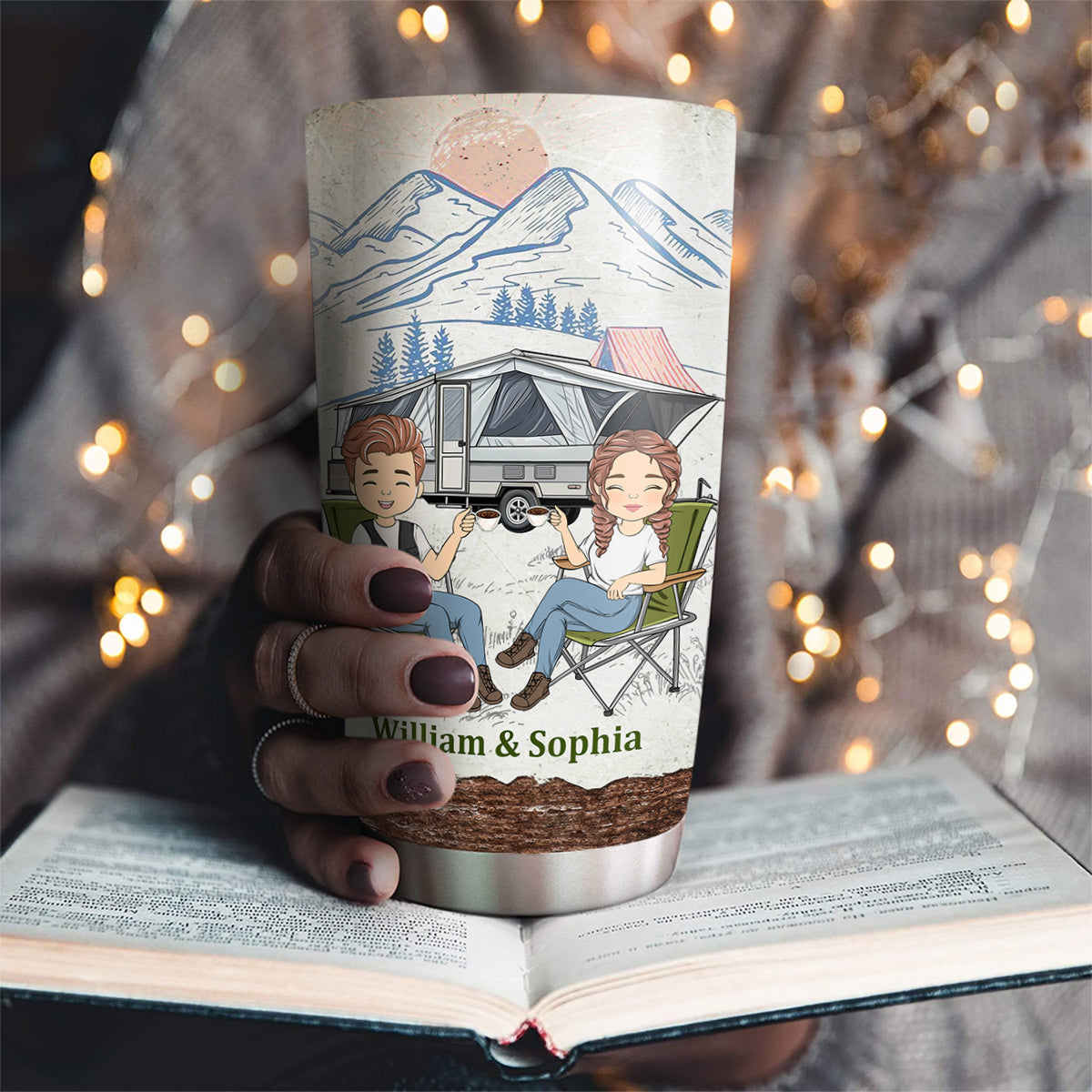 Our Journey Has Been A Challenge We Have Gone Through Many Things - Personalized Custom Tumbler