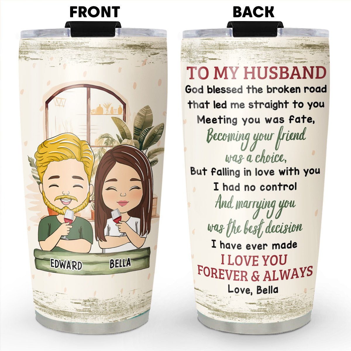 Meeting You Was Fate Becoming Your Friend Was A Choice - Personalized Custom Tumbler