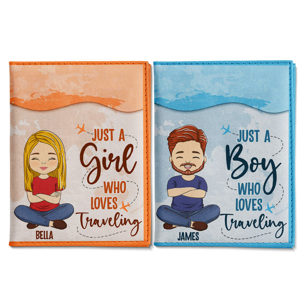 Love Traveling - Personalized Custom Passport Cover