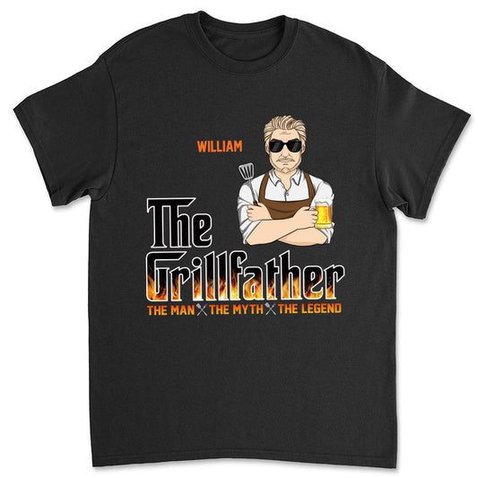 The Grillfather - Personalized Custom Shirt