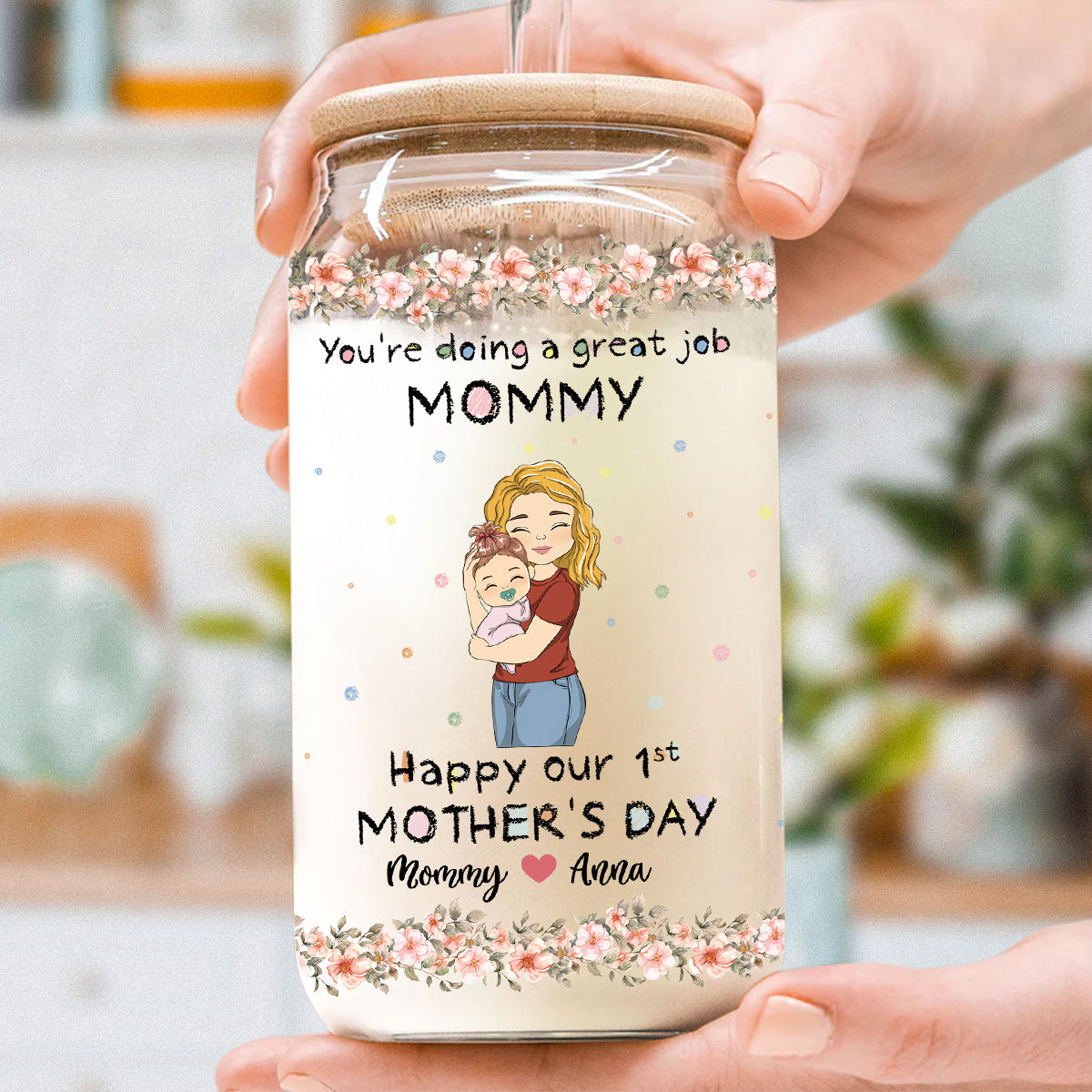 You Are Doing A Great Job - Personalized Custom Glass Can