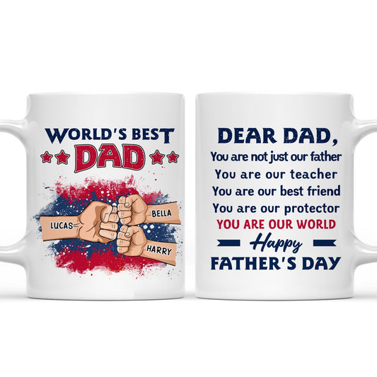 You Are My World - Personalized Custom Coffee Mug