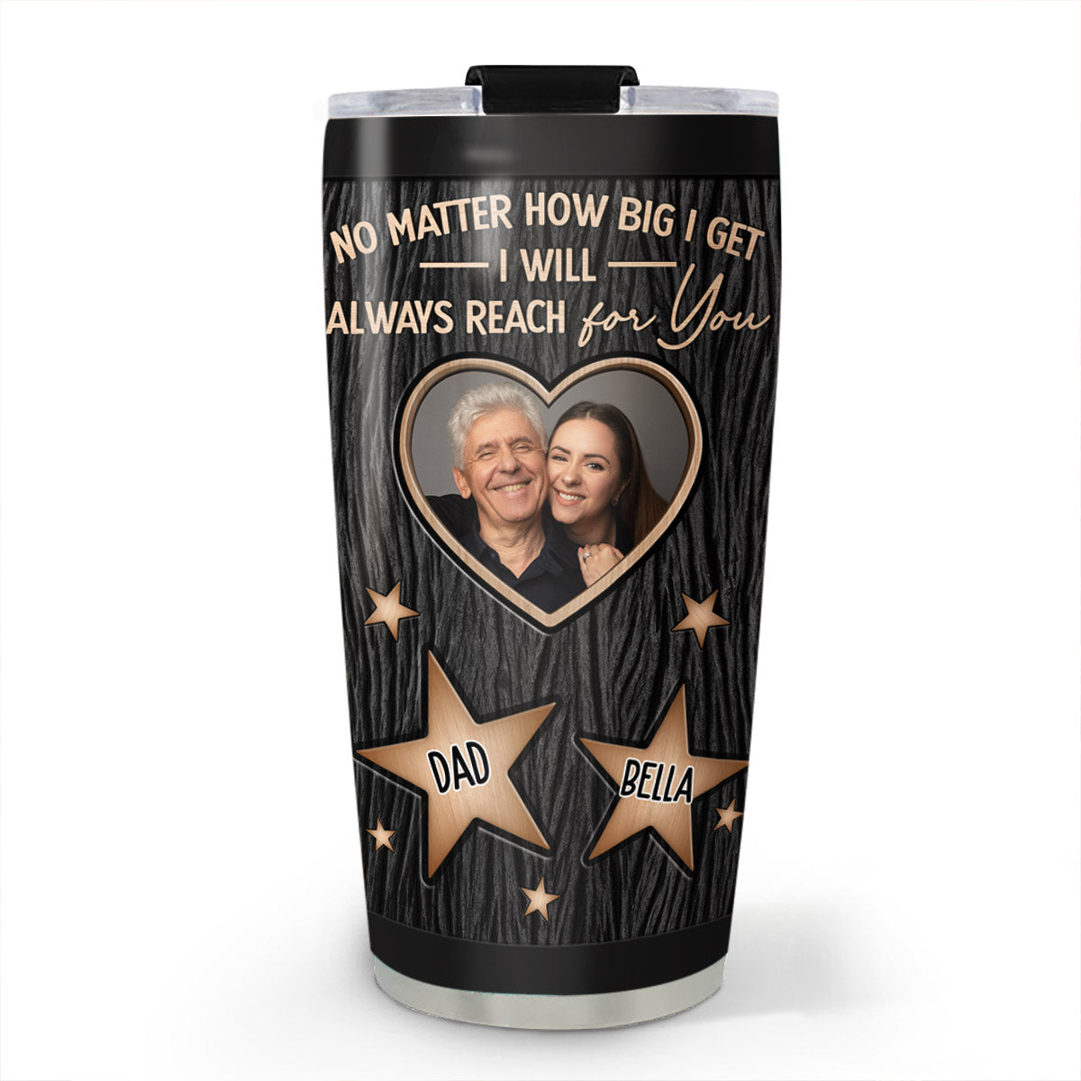 Dad We Will Always Reach For You - Personalized Custom Tumbler
