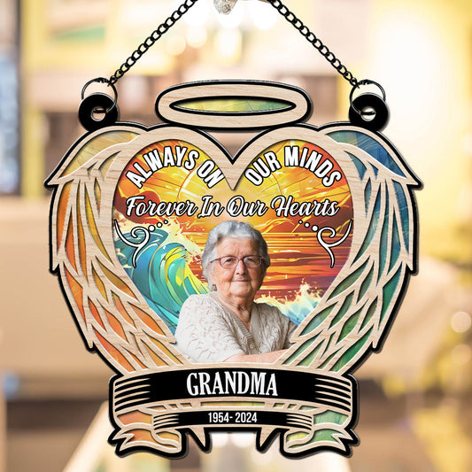 Custom Photo I Am Always With You - Personalized Custom Suncatcher