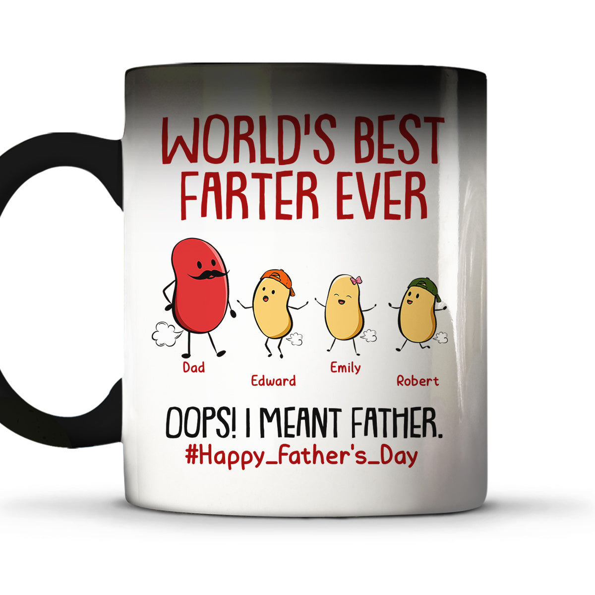 The Best Farter Ever - Personalized Custom Color Changing Mug