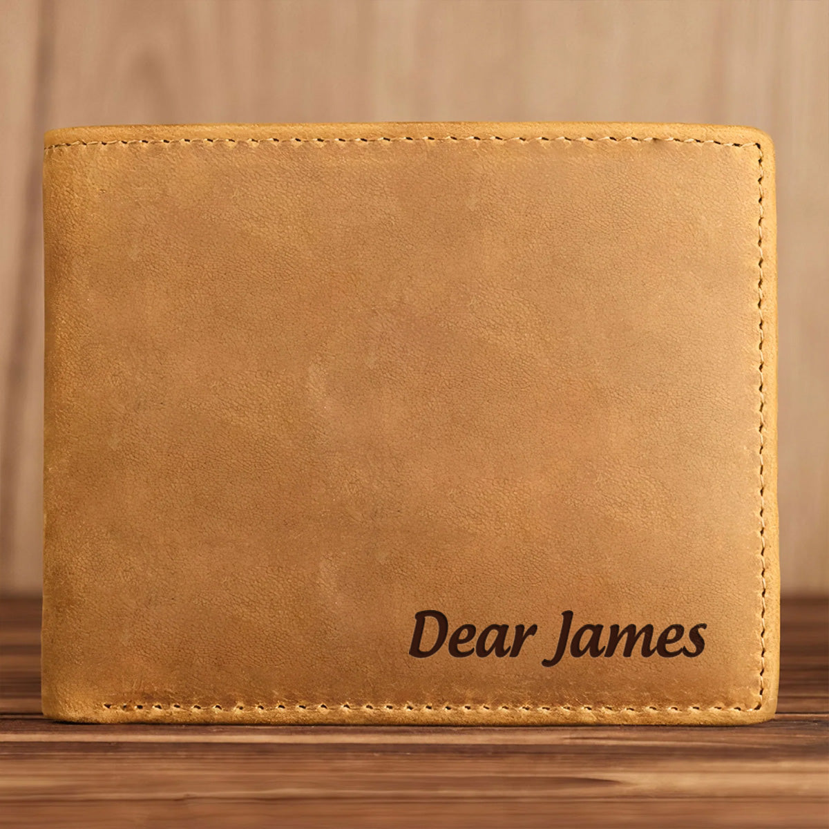 Think Of Me Whenever You Spend Your Money On Other Women - Personalized Custom Men Leather Wallet