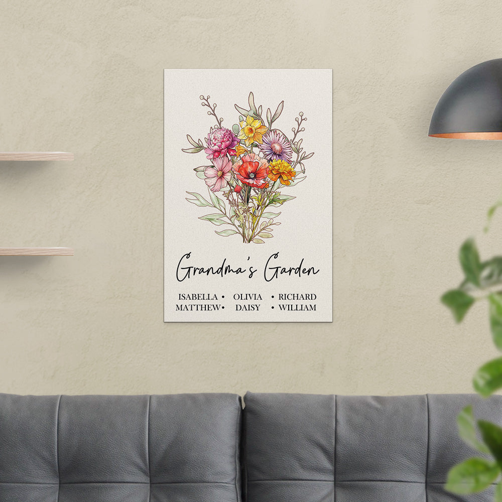 Blooming Stories Of Generations - Personalized Custom Poster