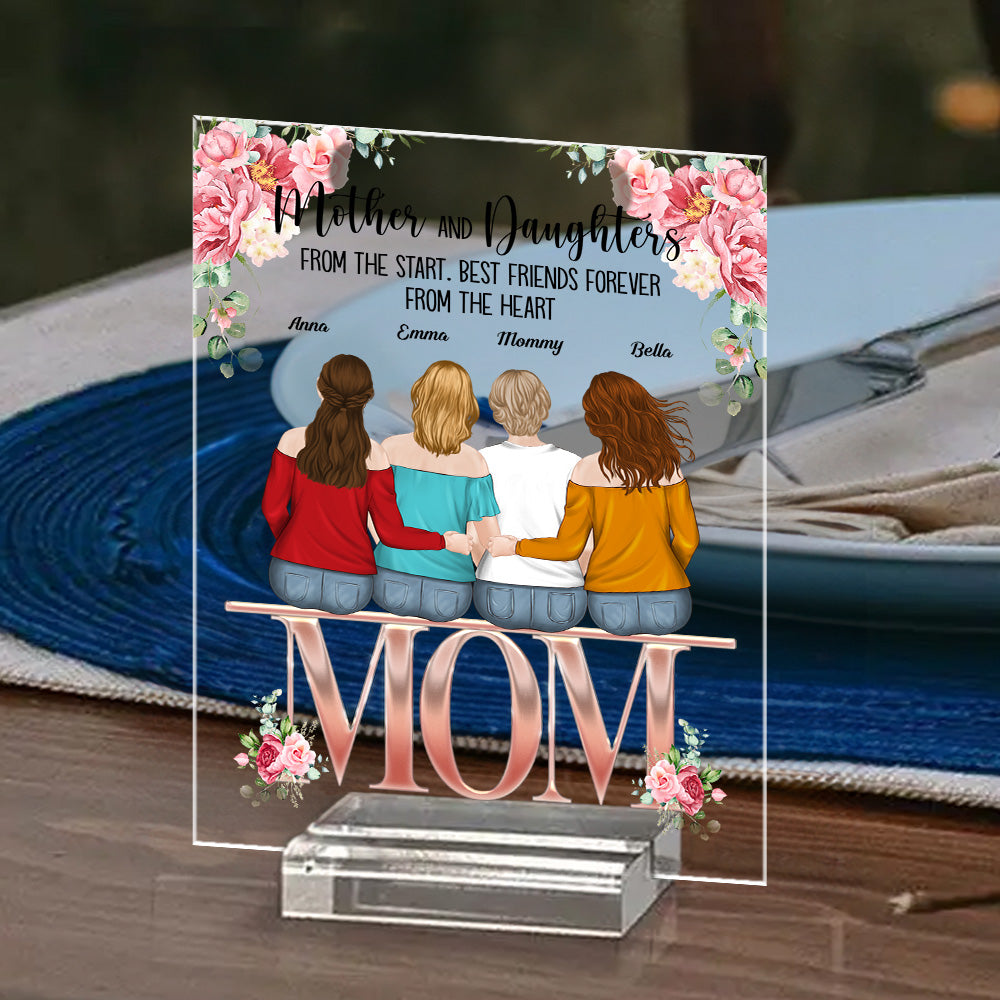 Best Friends Forever - Personalized Custom Acrylic Plaque With Base