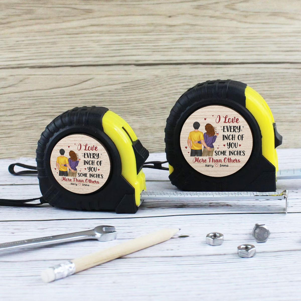 I Love Every Inch Of You - Personalized Custom Tape Measure