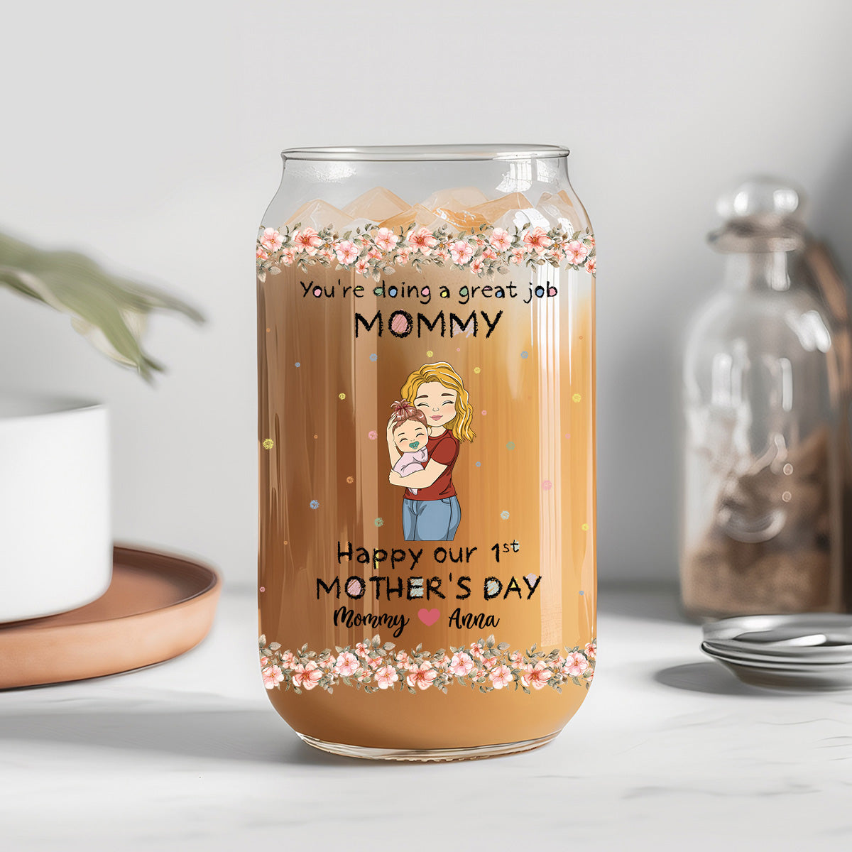 You Are Doing A Great Job - Personalized Custom Glass Can