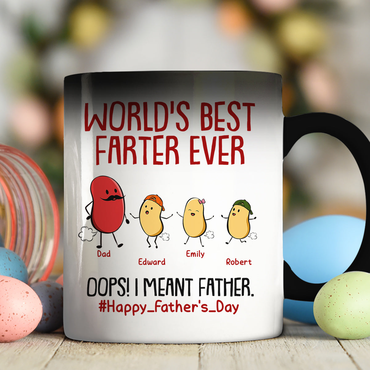 The Best Farter Ever - Personalized Custom Color Changing Mug