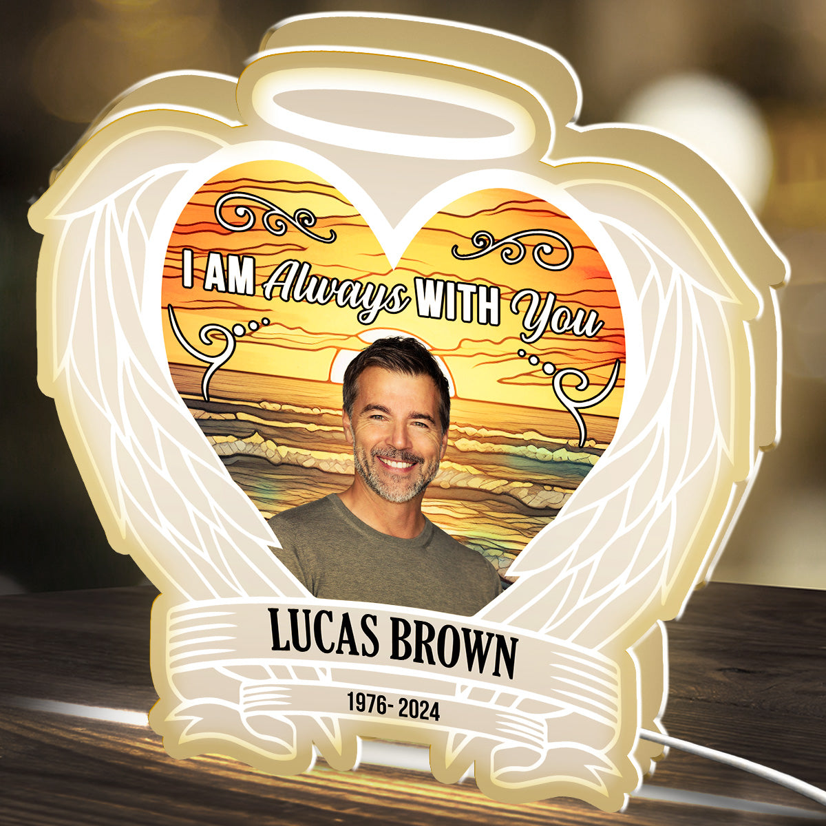 Custom Photo Always On Our Minds - Personalized Custom Light Box