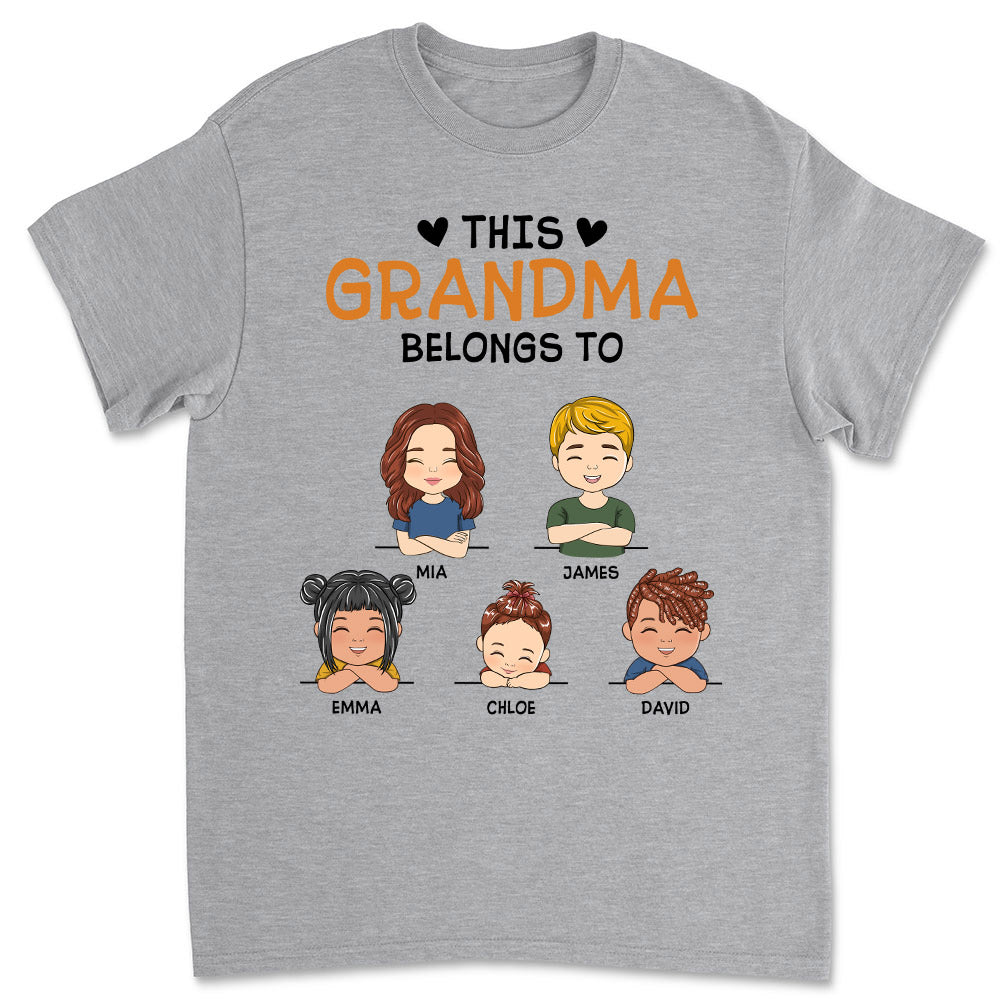 This Nana Belongs To - Personalized Custom Unisex T-shirt