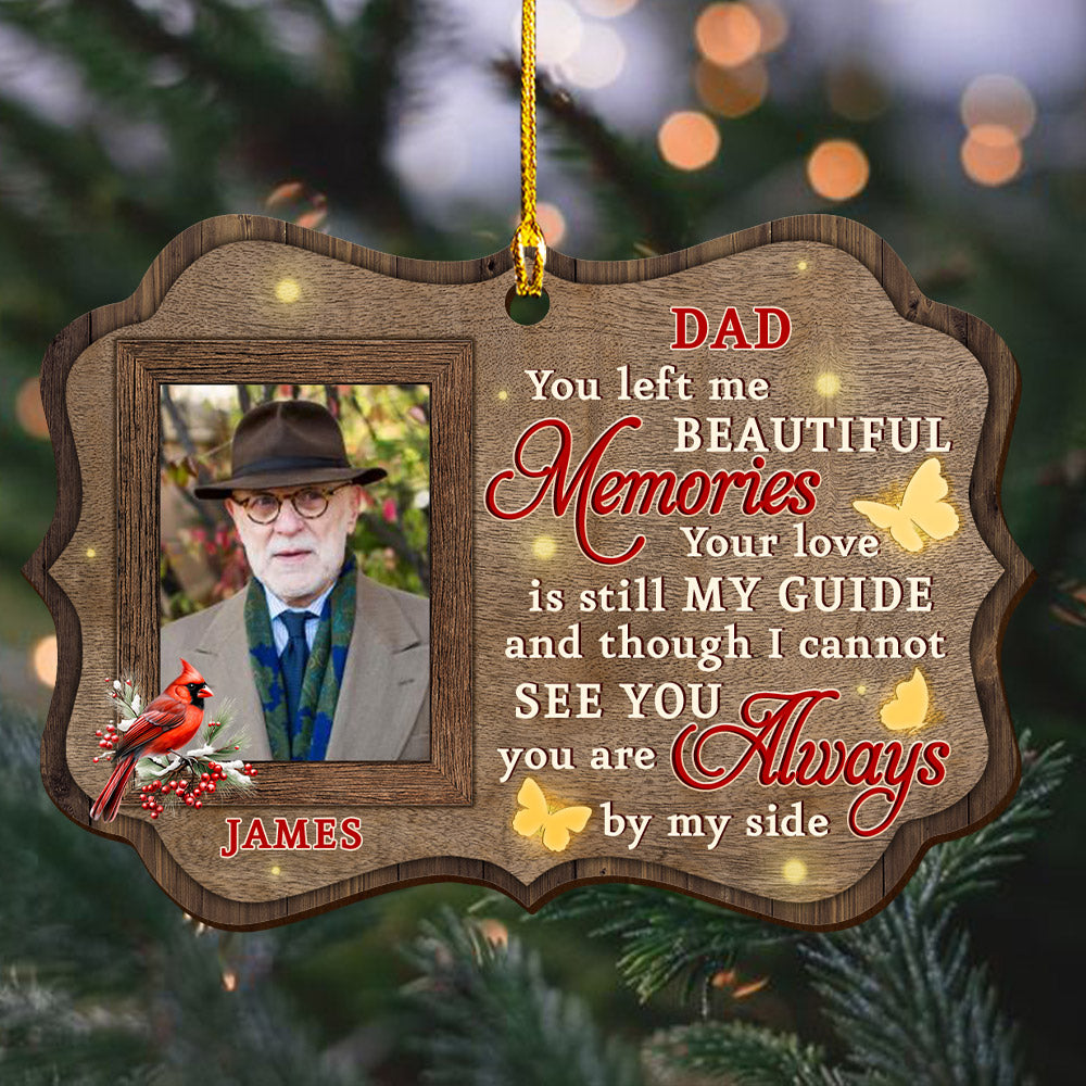 Beautiful Memories - Personalized Custom 1-layered Wood Ornament