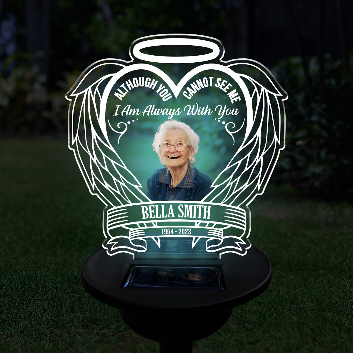 Always On Our Minds - Personalized Custom Solar Light