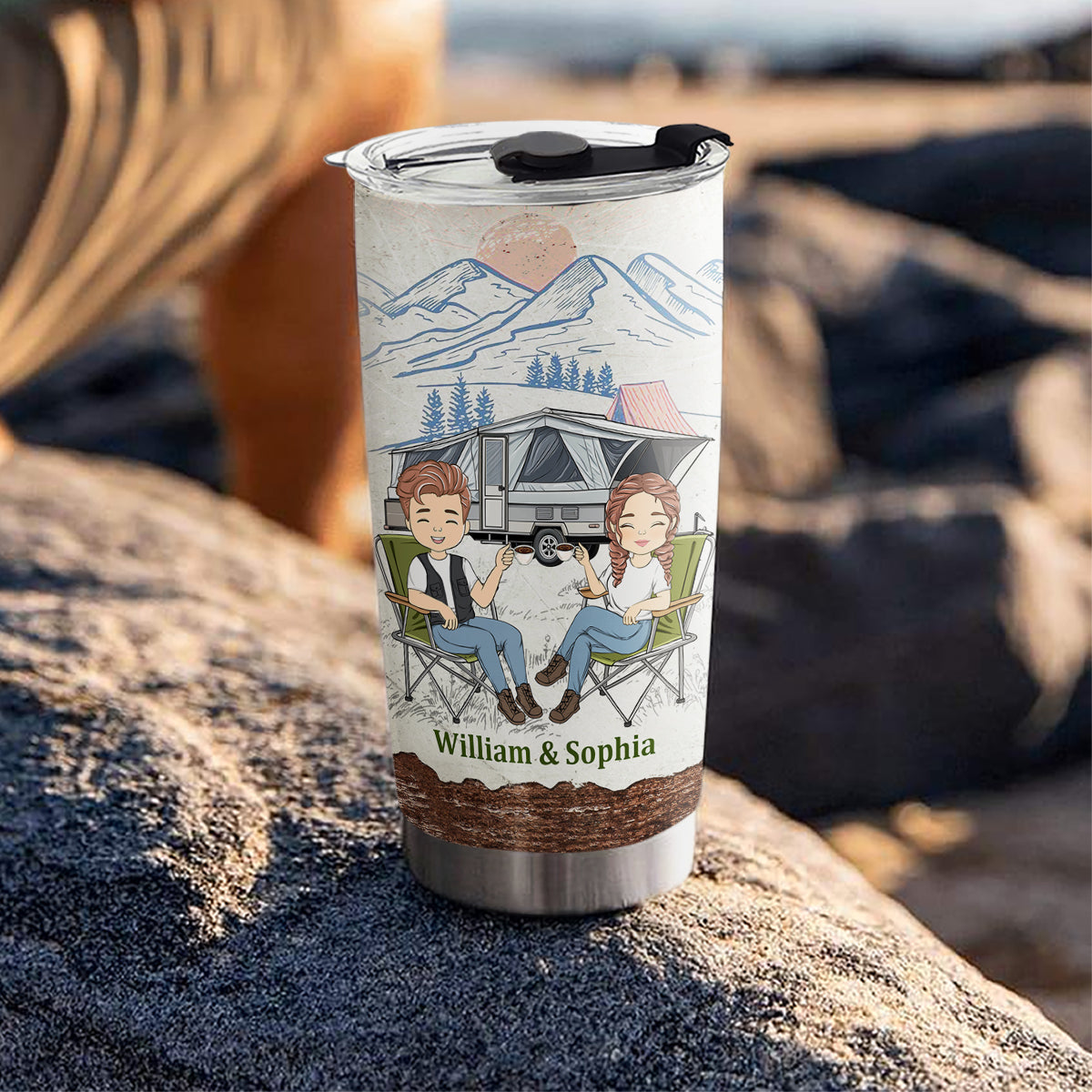 Our Journey Has Been A Challenge We Have Gone Through Many Things - Personalized Custom Tumbler