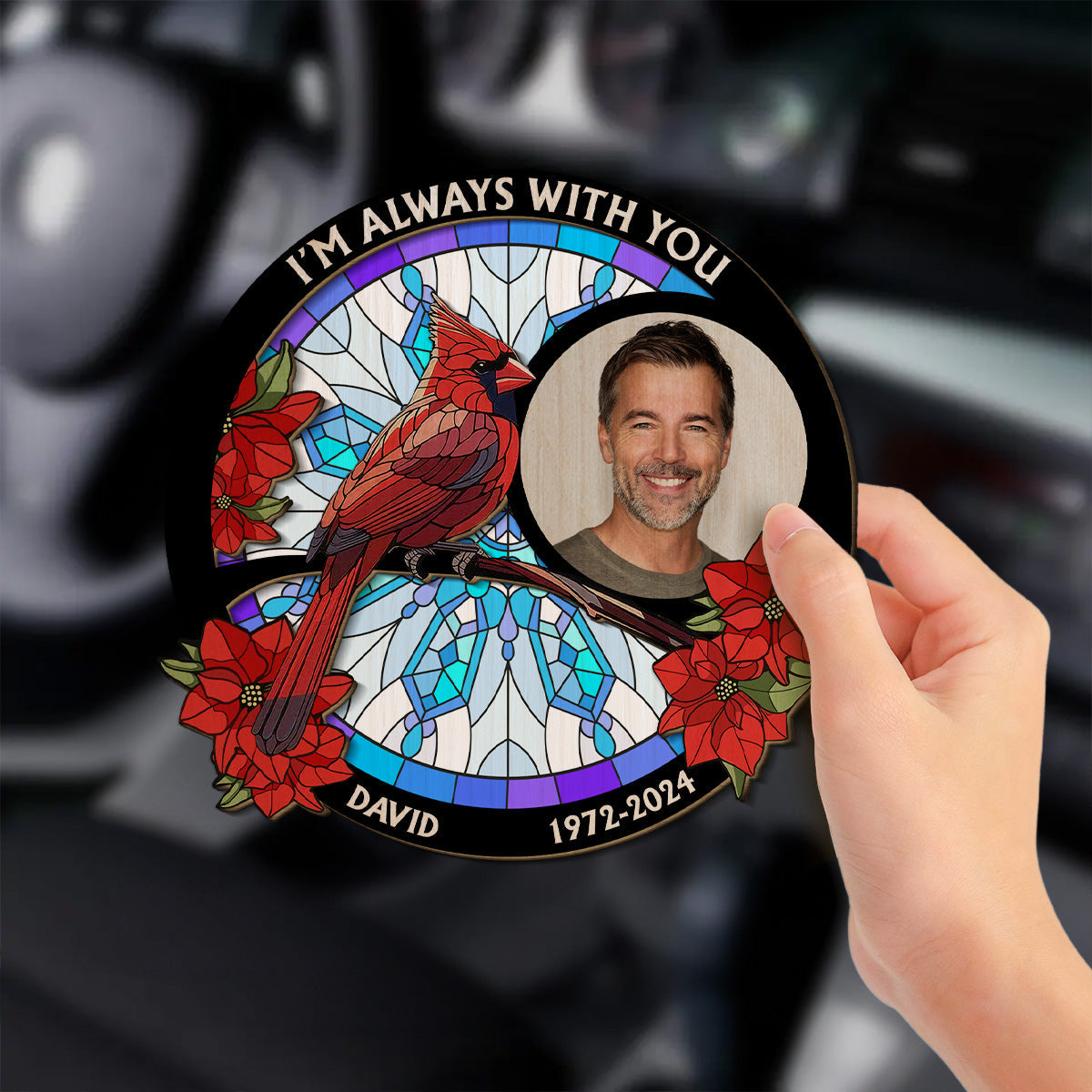 Loving Memory - Personalized Custom Car Visor Clip