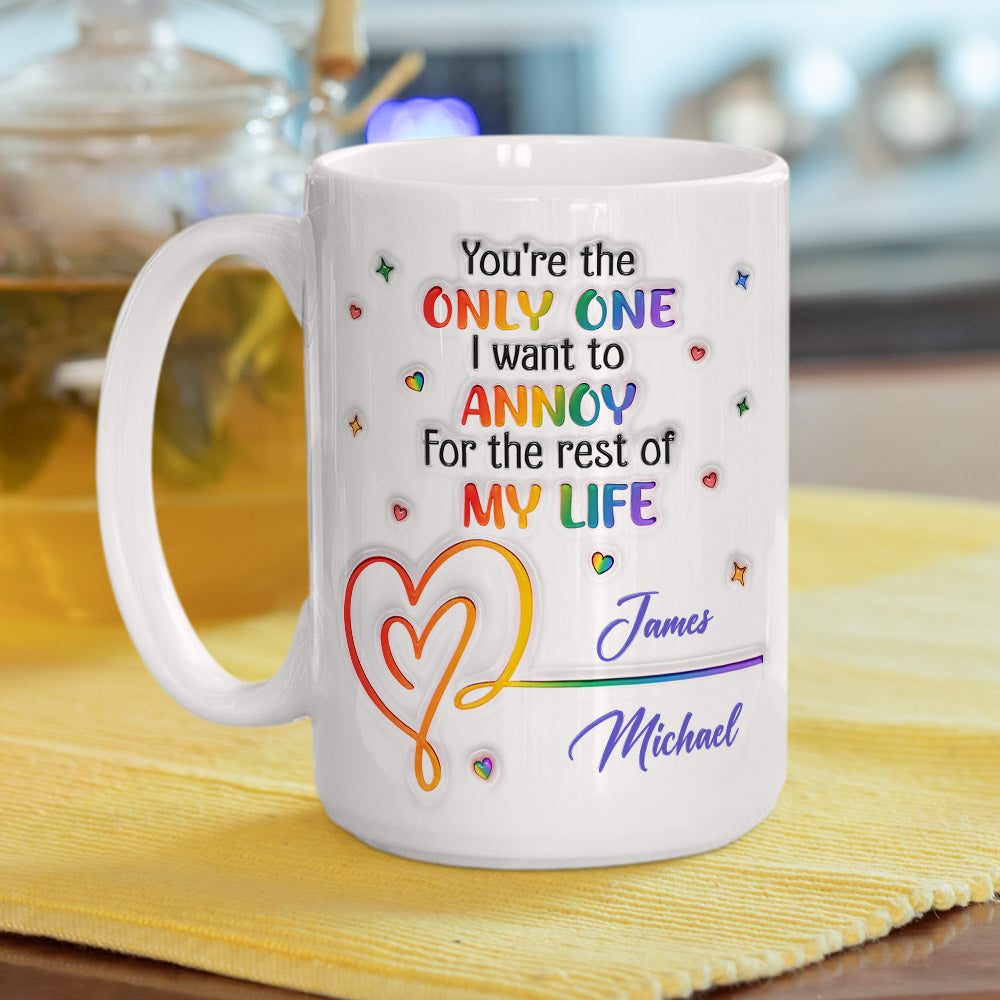 First Kiss Last Breath - Personalized Custom 3D Inflated Effect Mug