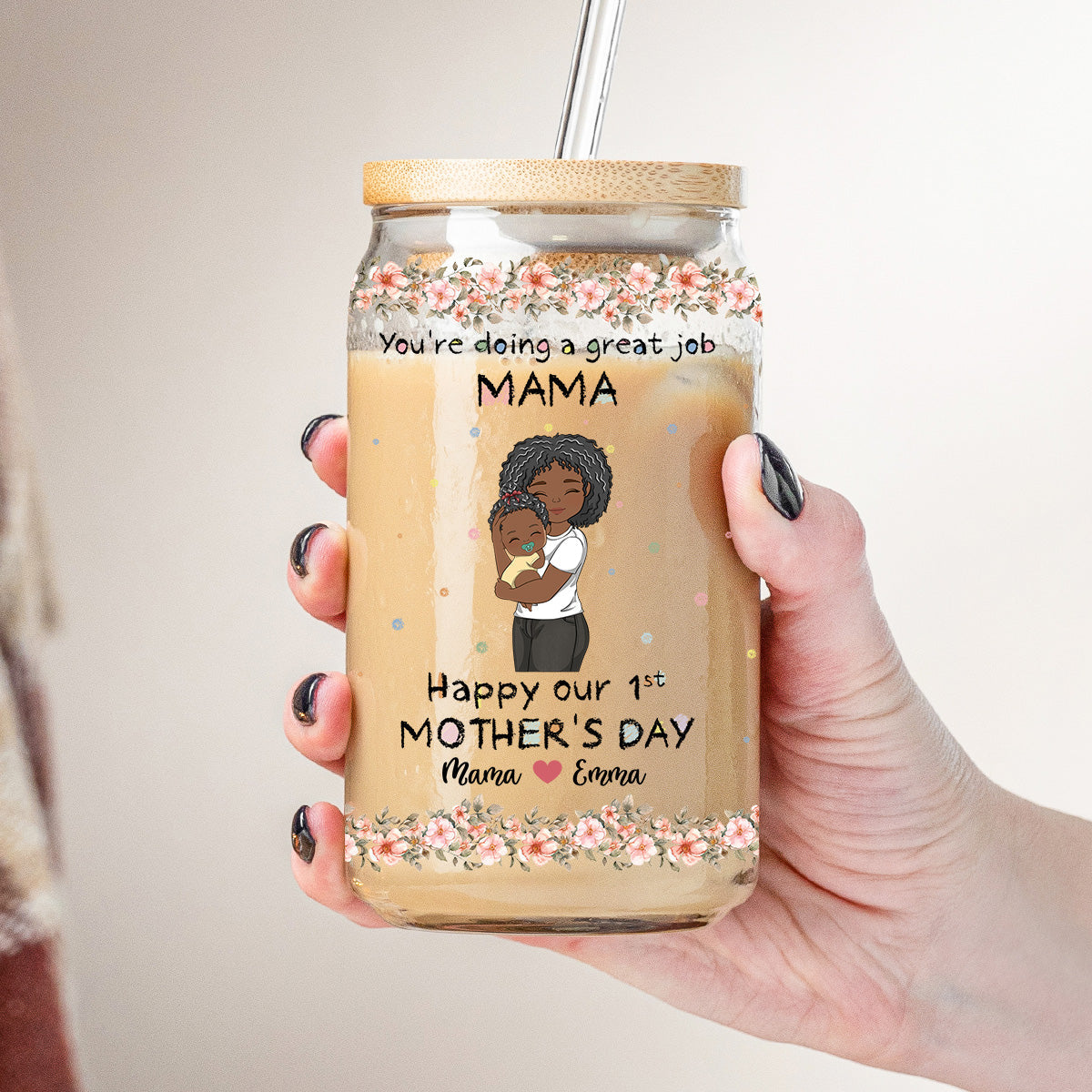 You Are Doing A Great Job - Personalized Custom Glass Can