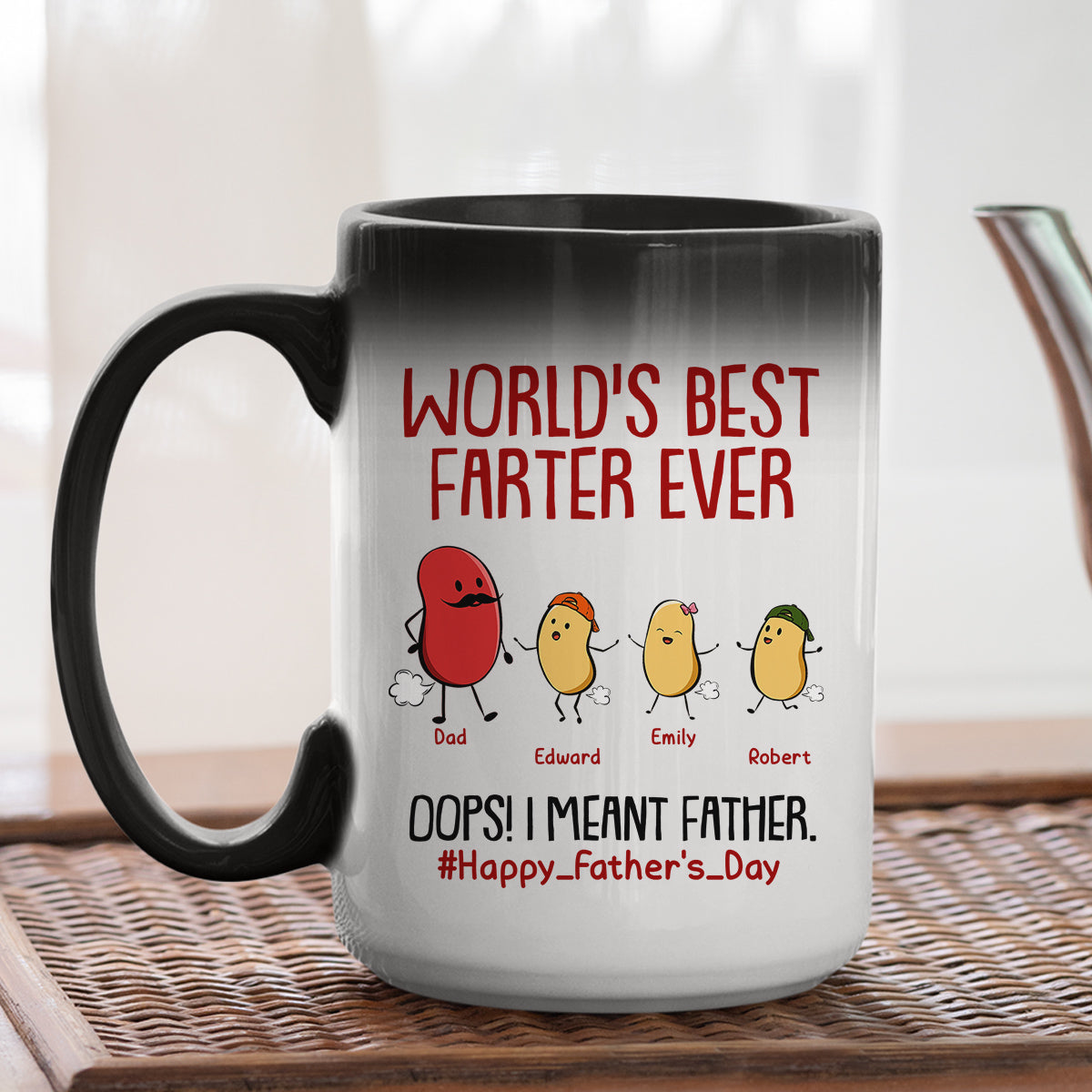 The Best Farter Ever - Personalized Custom Color Changing Mug