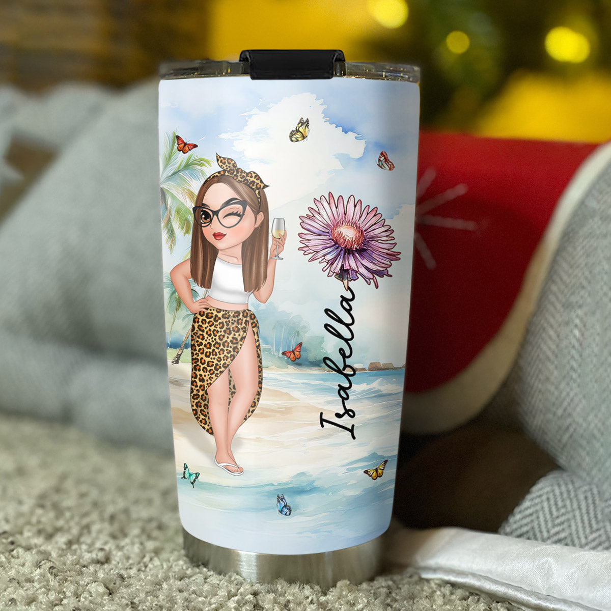 Summer Time - Personalized Custom Tumbler