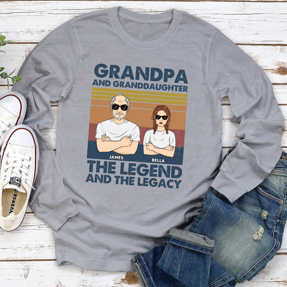 The Legend And The Legacy - Personalized Custom Shirt