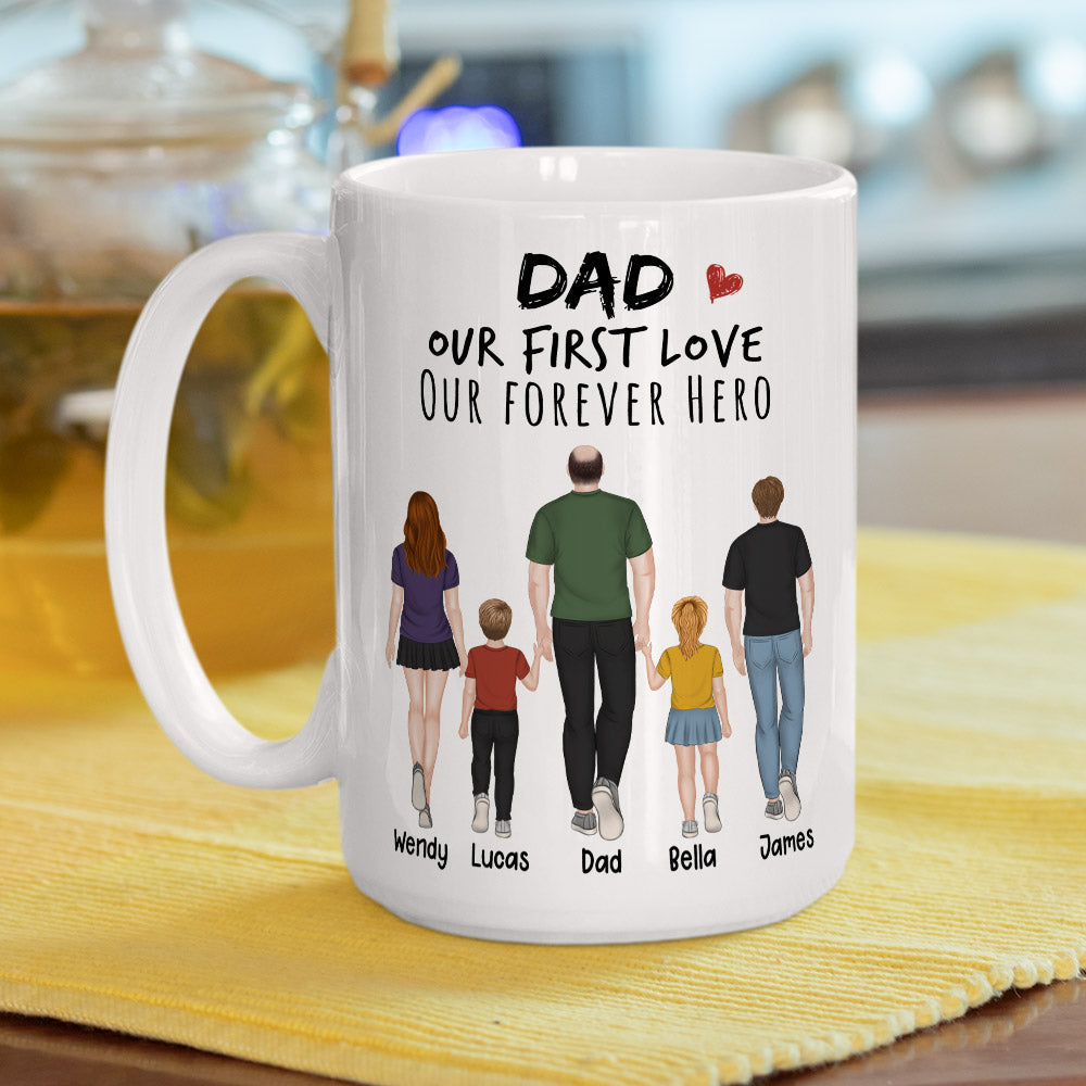 Our Forever Hero - Personalized Custom Coffee Mug