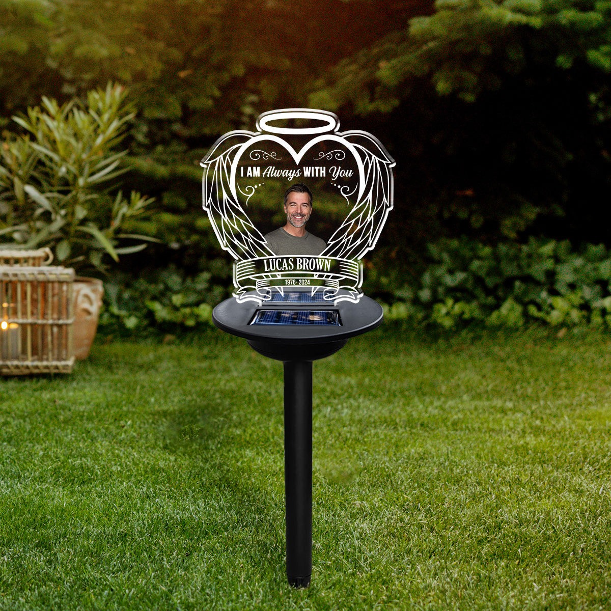 Always On Our Minds - Personalized Custom Solar Light