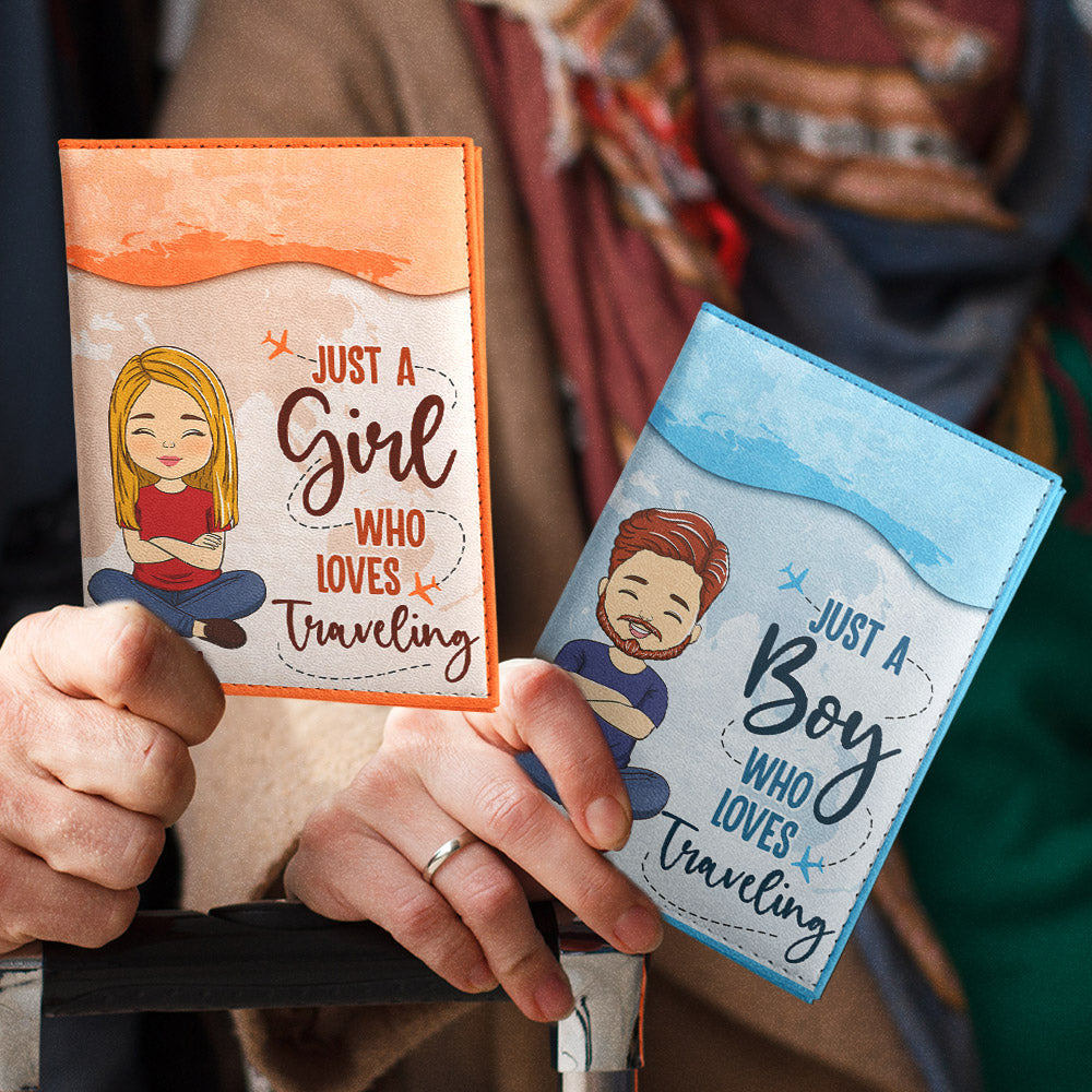 Love Traveling - Personalized Custom Passport Cover