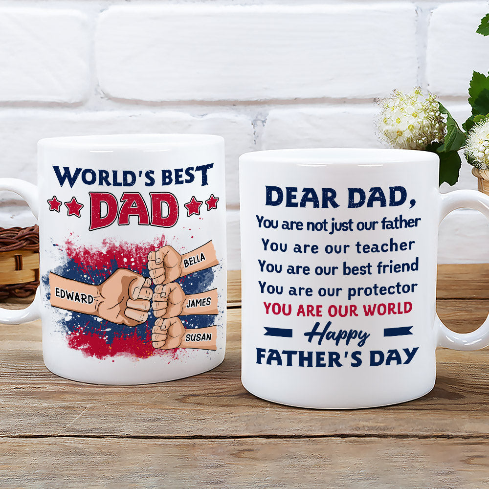 You Are My World - Personalized Custom Coffee Mug