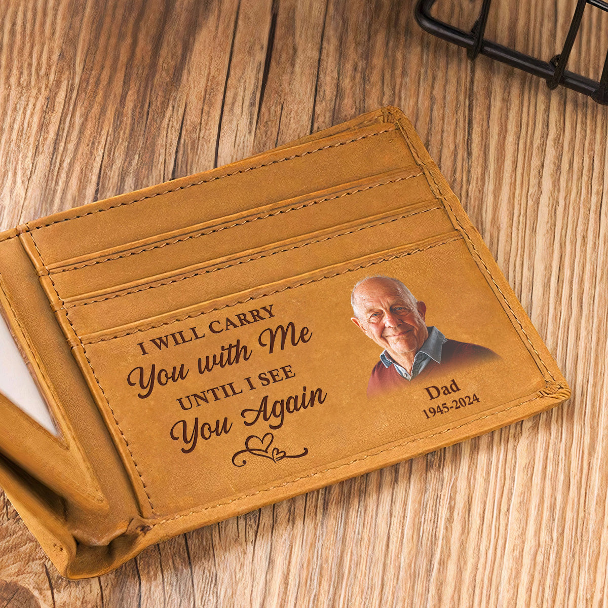 Carry You - Personalized Custom Men Leather Wallet