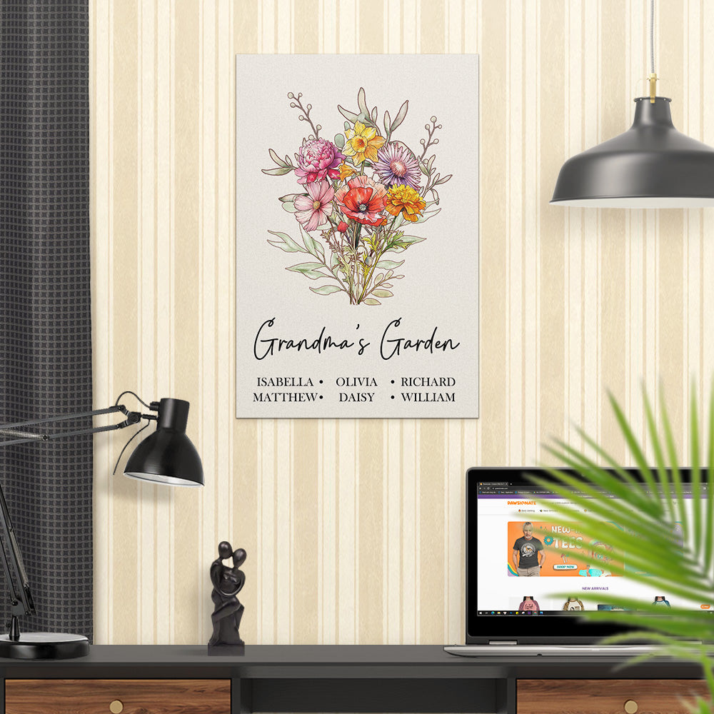 Blooming Stories Of Generations - Personalized Custom Poster