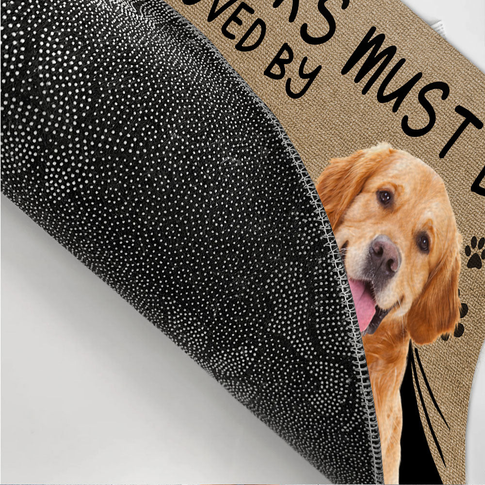Approved By Pet Photo - Personalized Custom Doormat