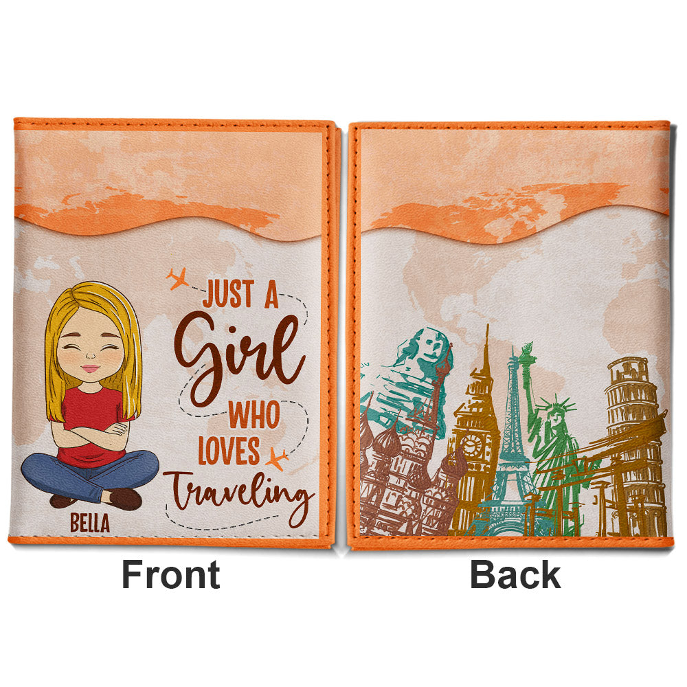 Love Traveling - Personalized Custom Passport Cover