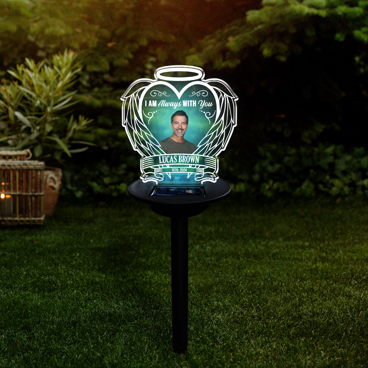Always On Our Minds - Personalized Custom Solar Light