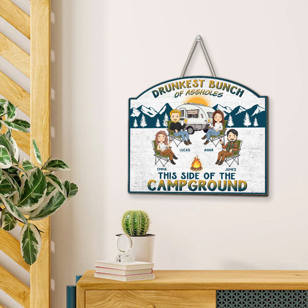 We Are Drunks - Personalized Custom Wood Sign