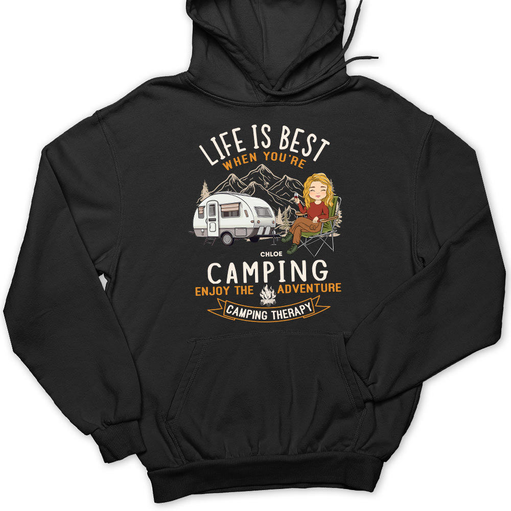 Camping Is Best - Personalized Custom Hoodie