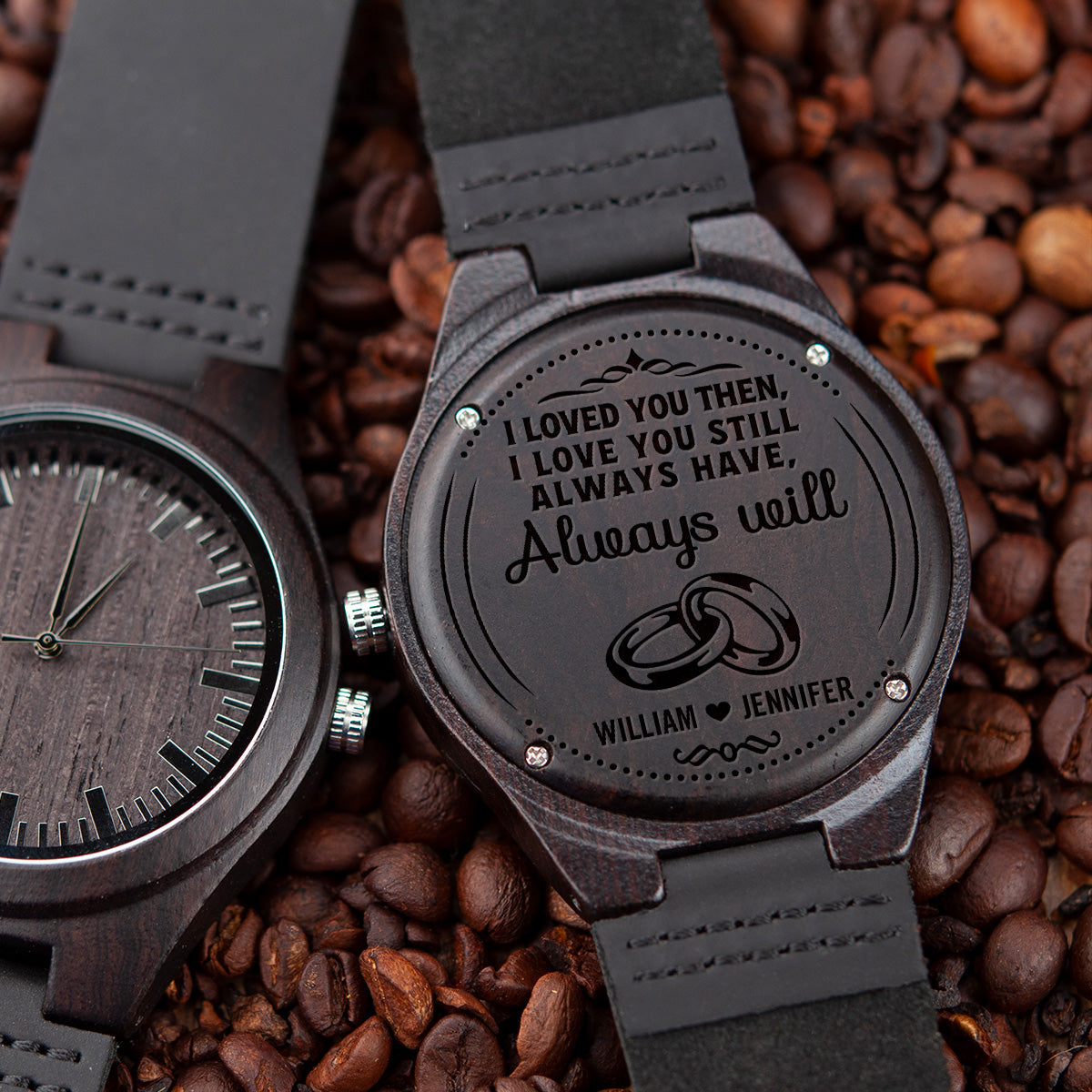 Always Will - Personalized Custom Wood Watch