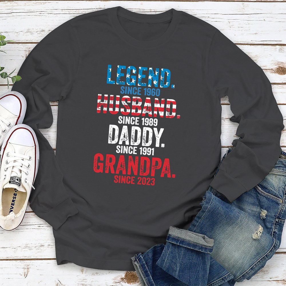 Daddy Is A Legend Version 3  - Personalized Custom Shirt