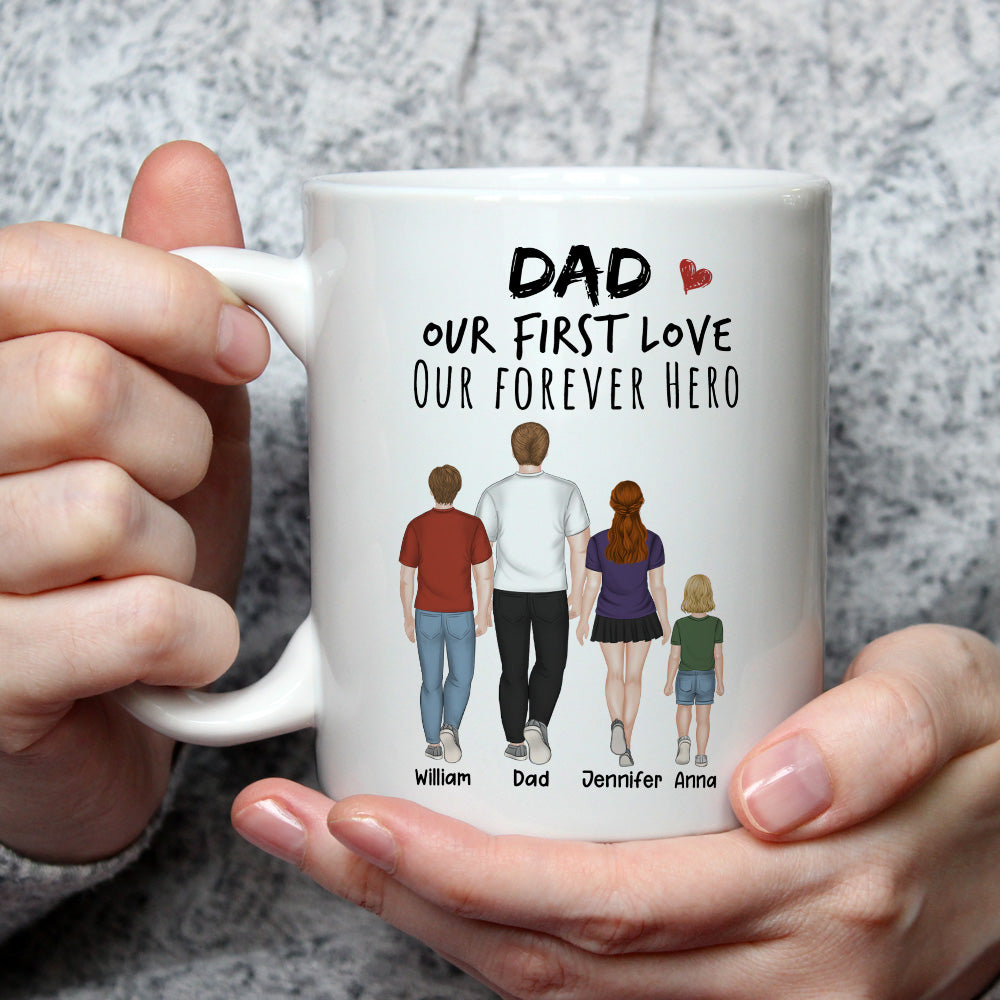 Our Forever Hero - Personalized Custom Coffee Mug