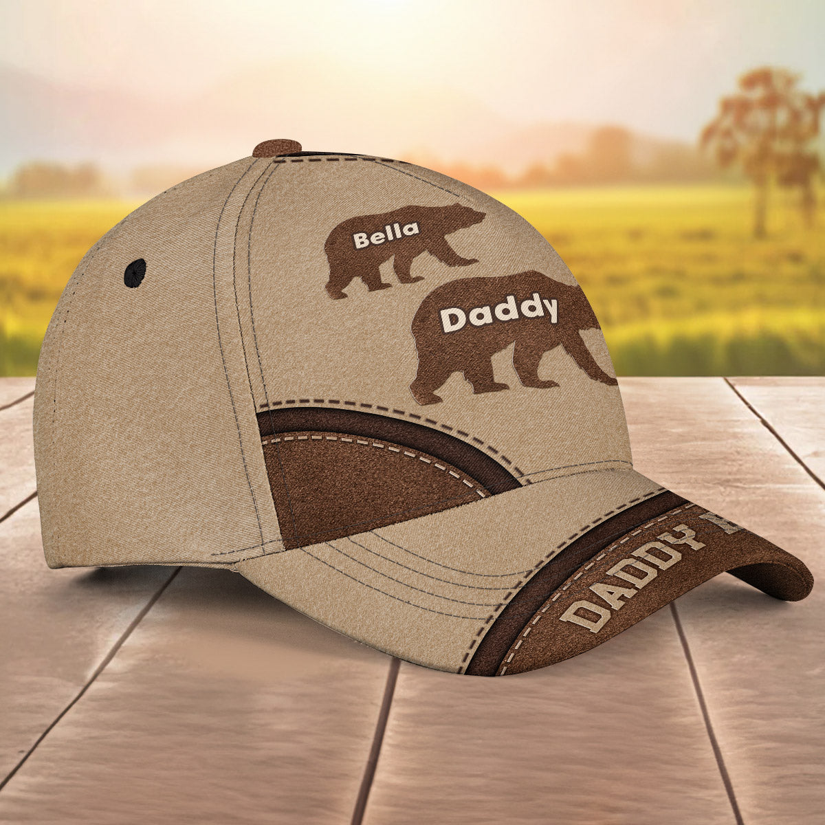 Daddy Bear  - Personalized Classic Cap