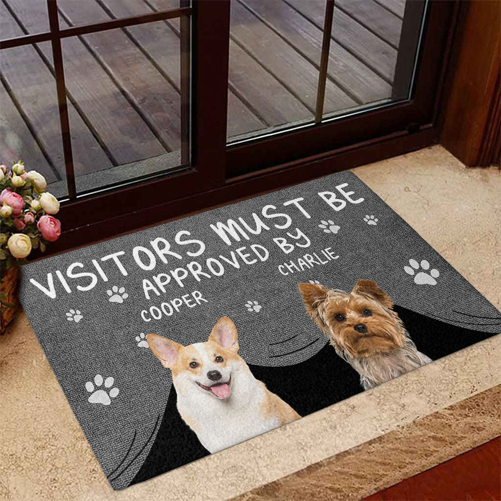 Approved By Pet Photo - Personalized Custom Doormat