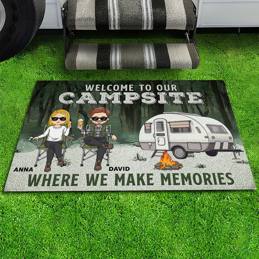 Where We Make Memories - Personalized Custom Doormat