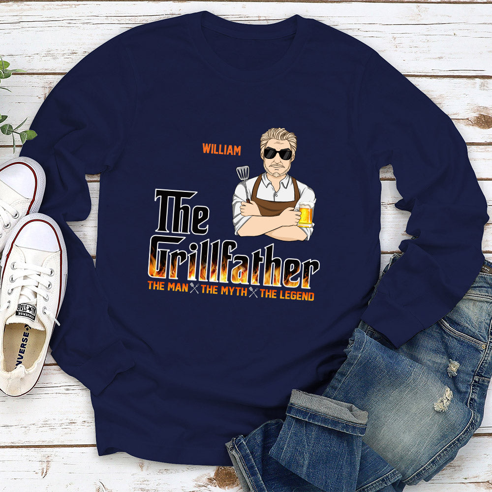 The Grillfather - Personalized Custom Shirt