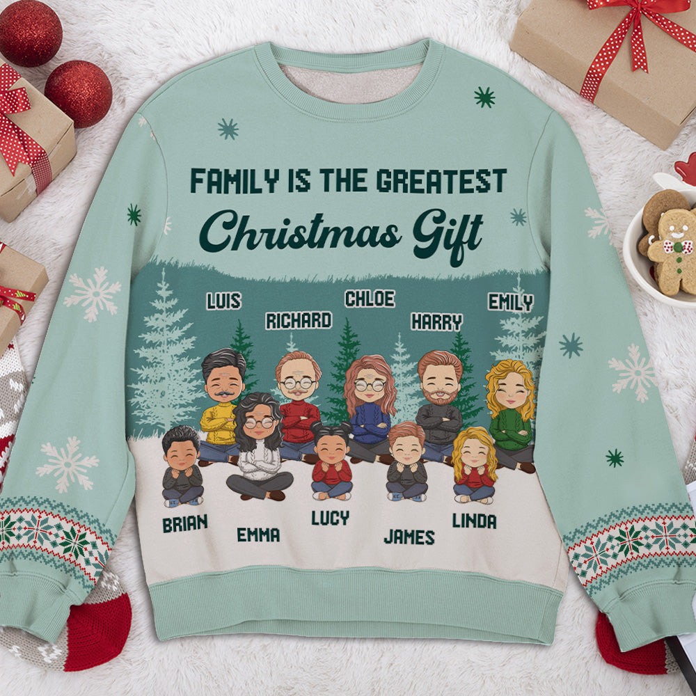 The Greatest Gift - Personalized Custom All-Over-Print Sweatshirt