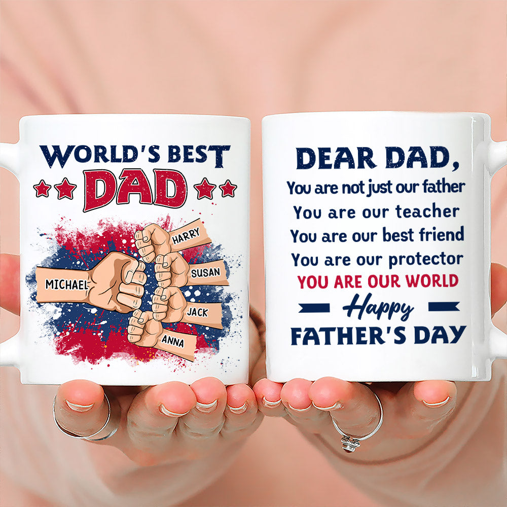 You Are My World - Personalized Custom Coffee Mug