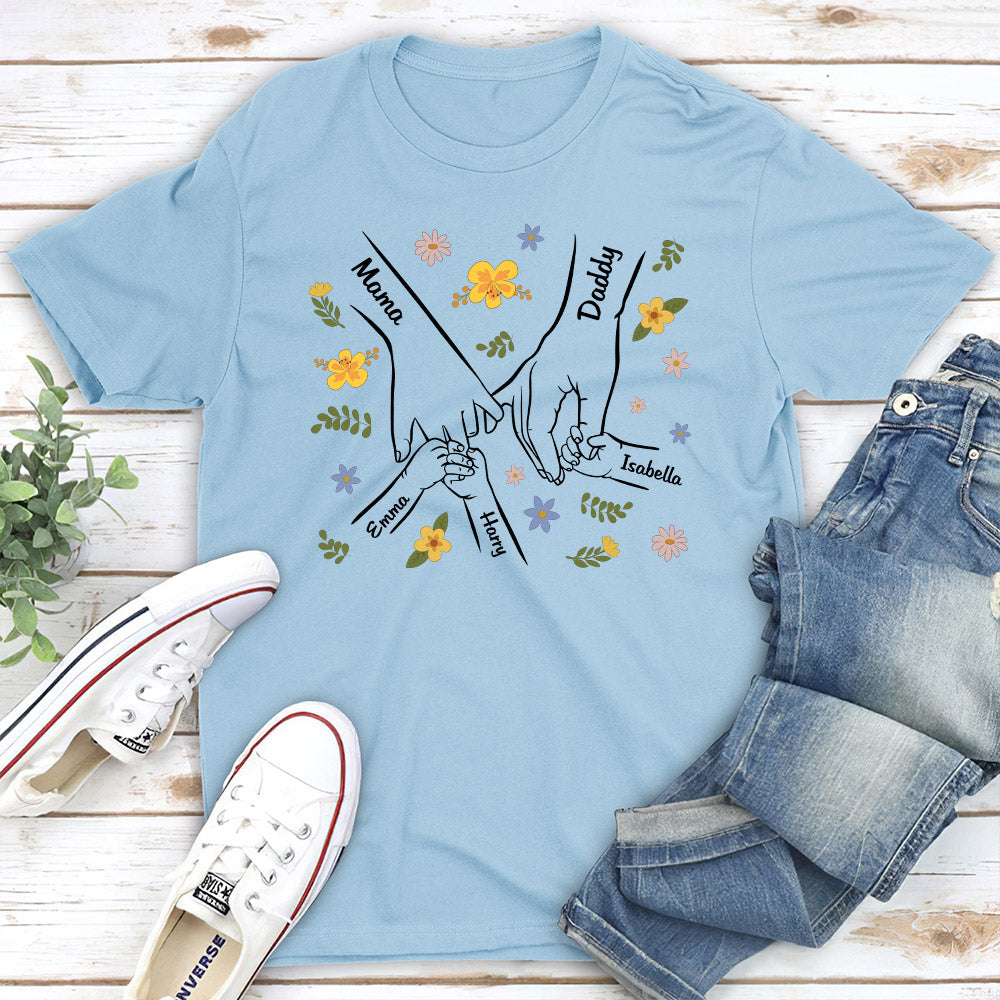 A Family Is A Round Of Love - Personalized Custom Shirt