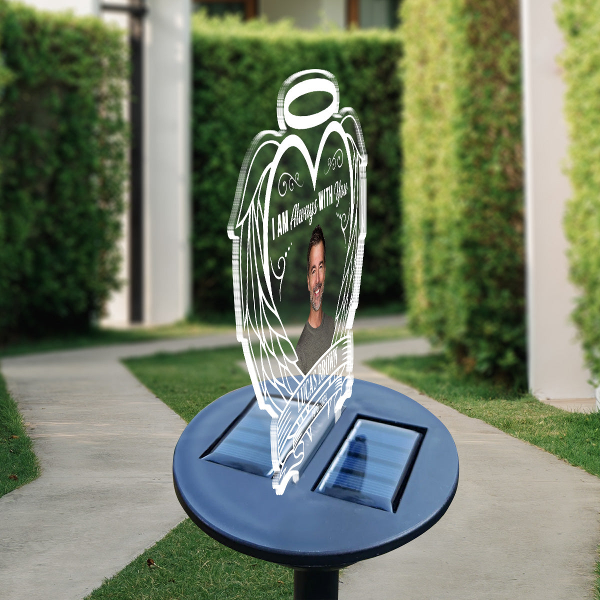 Always On Our Minds - Personalized Custom Solar Light